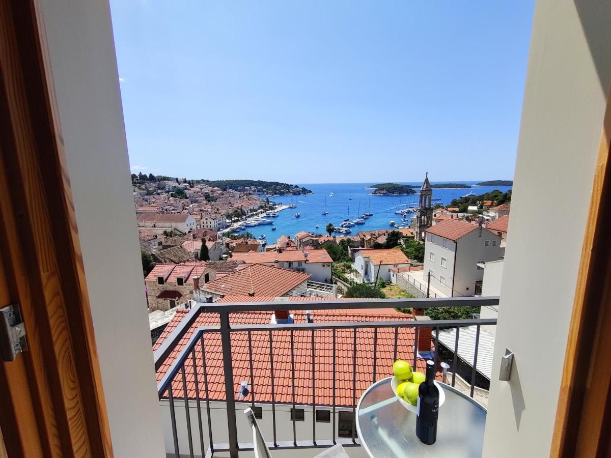 Brand New Apt W Balcony & Perfect Seaview At Center Хвар Экстерьер фото