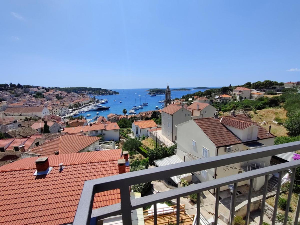 Brand New Apt W Balcony & Perfect Seaview At Center Хвар Экстерьер фото